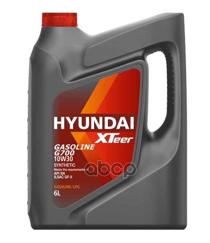 HYUNDAI XTeer Масло Синтетическое Моторное Gasoline G700 10w30 Sn 6 Л