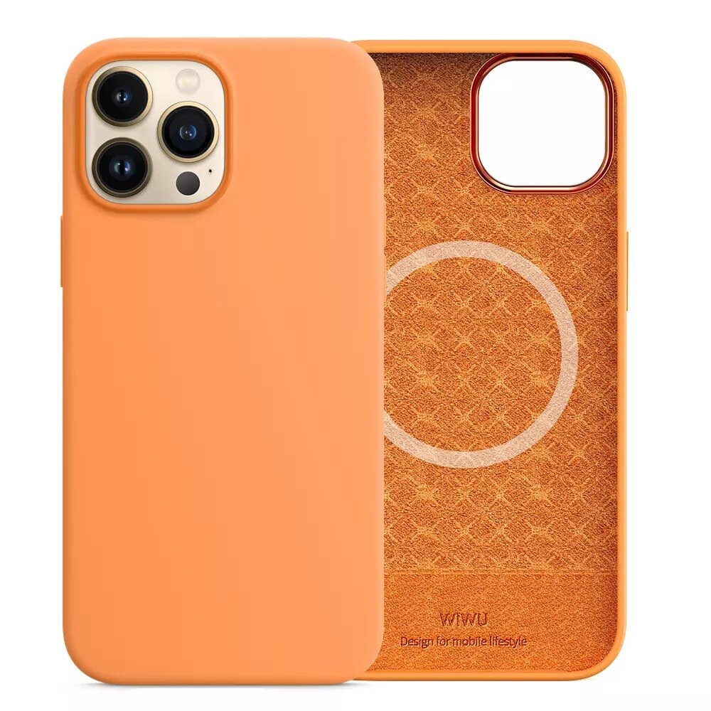 Чехол для телефона Wiwu Magnetic Silicone Phone Case for iPhone 13 Pro Max/6.7" Marigold