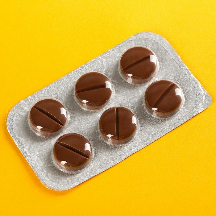 Шоколадные таблетки «Зарплата удвоин», 24 г. - фотография № 2