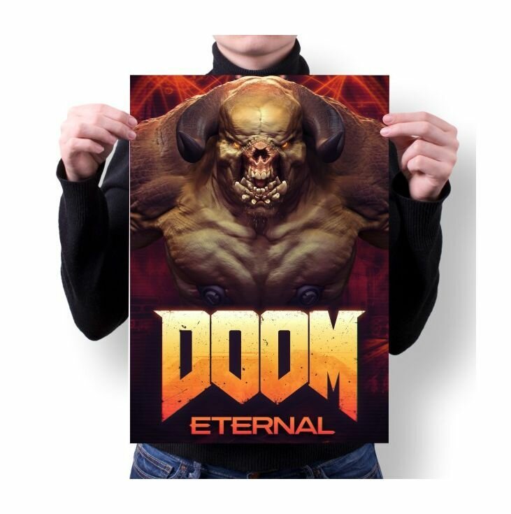 Плакат GOODbrelok А4 Принт "Дум Doom" - 4
