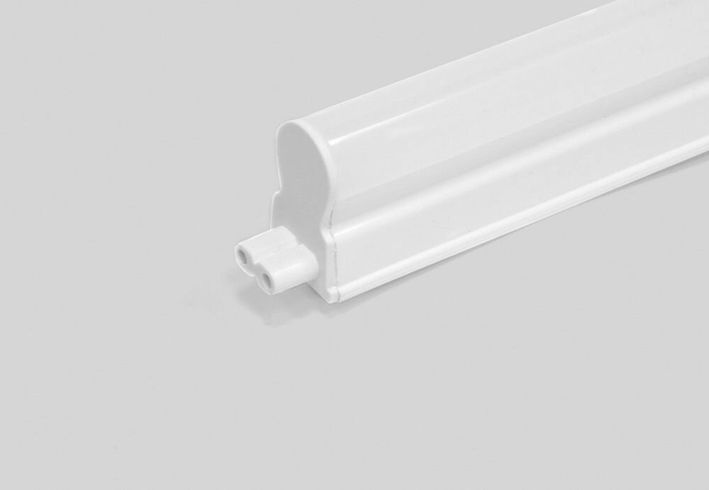 фото Светильник светодиодный ДПО-9w 4000К 800Лм пластик Т5 IP20 с выключателем и сетевым шнуром | код. 27947 | FERON (2шт.в упак.)