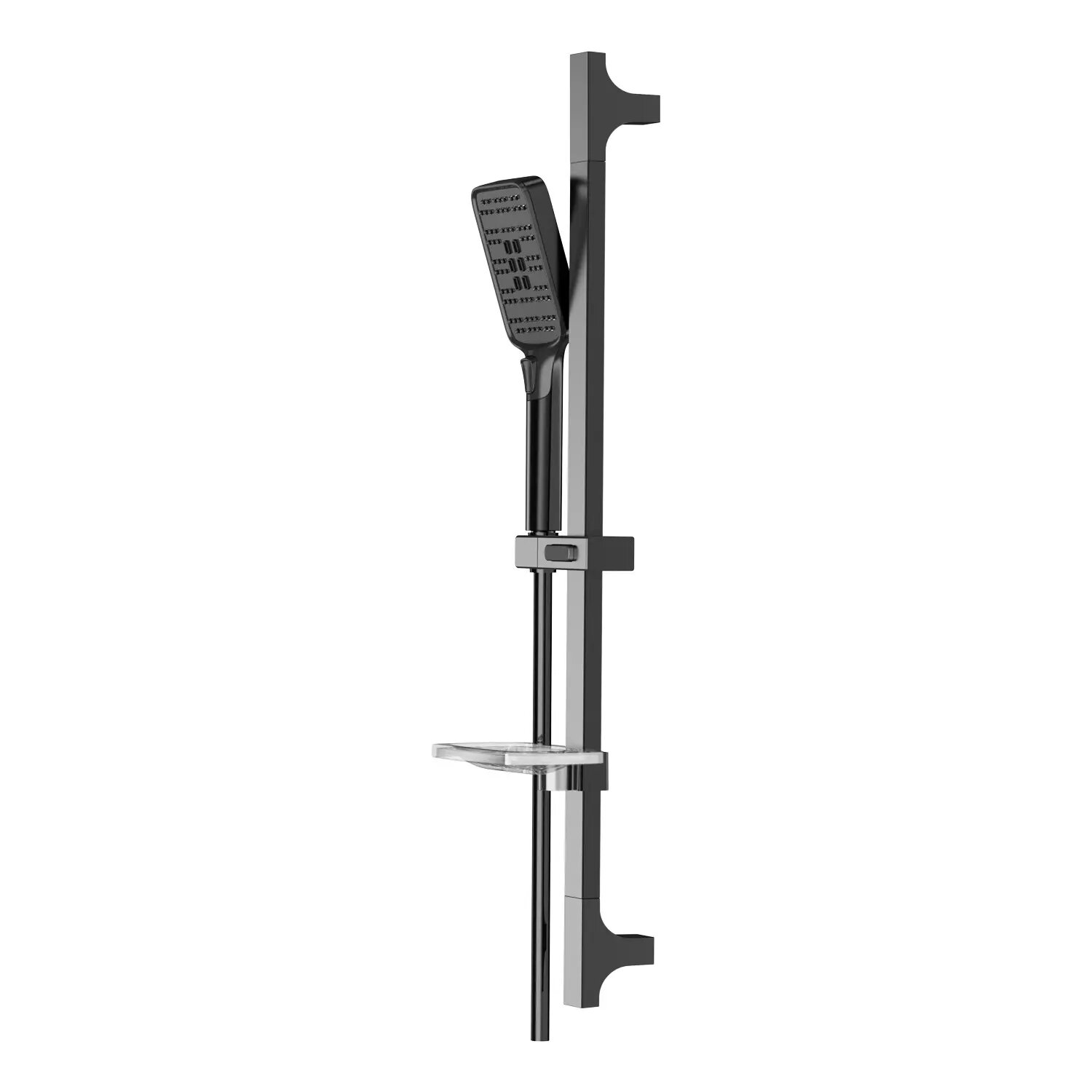 фото Душевой гарнитур Iddis Agua AGU3F68i16 3 режима цвет черный матовый