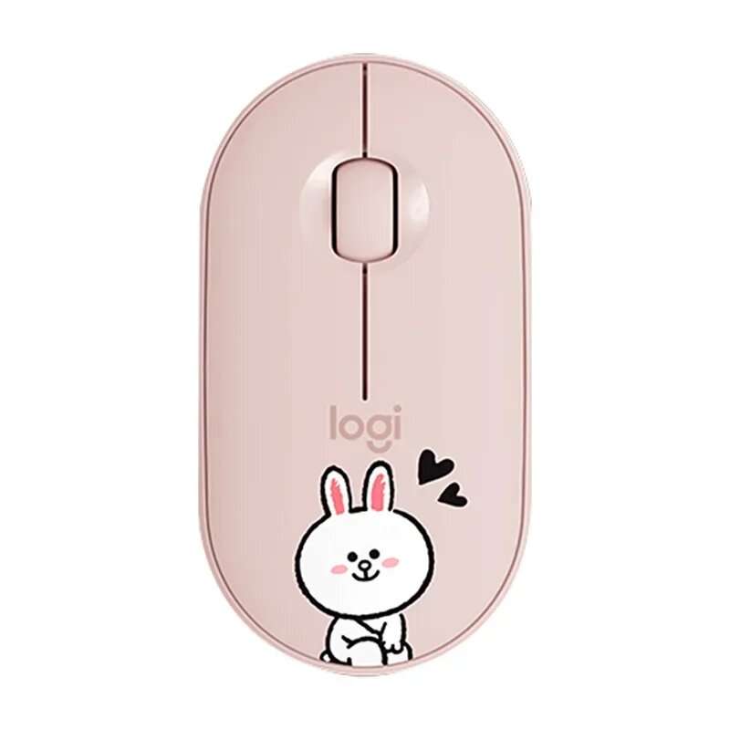 Беспроводная Bluetooth-Мышь Logitech Pebble M350, беззвучная тонкая Bluetooth-мышь для ноутбука, ПК, офиса, дома