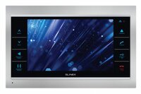 Видеодомофон Slinex SL-10IP Silver+Black цветной, TFT LCD 10.1" 16:9 (1024×600), подключение 2-х вызывных панелей, 2-х видеокамер, настенный