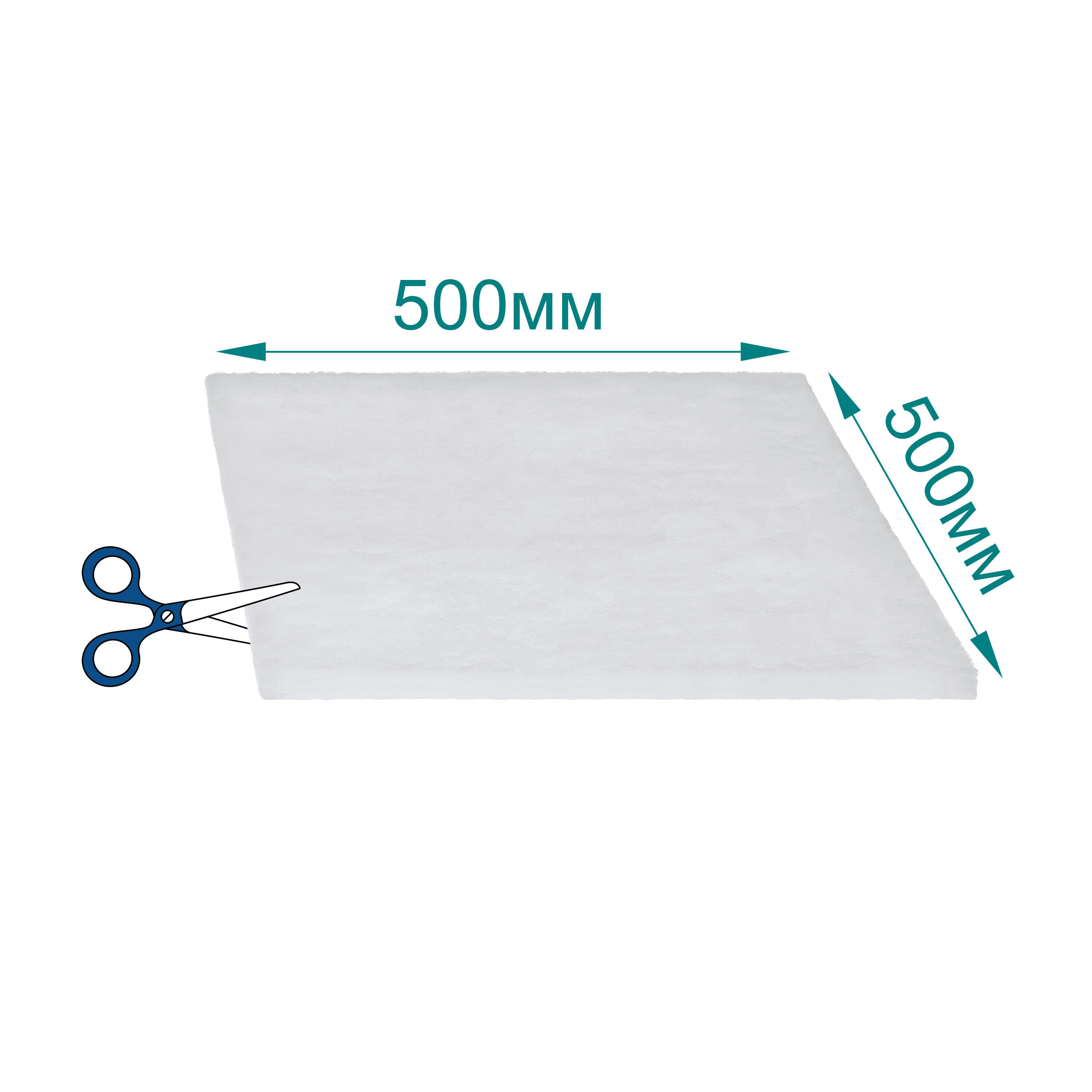 Фильтрующий материал G4, 500Х500 мм 20 мм