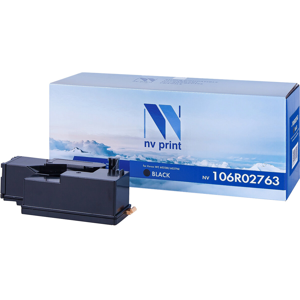 Совместимый картридж NV Print NV-106R02763 Black (NV-106R02763Bk) для Xerox Phaser 6020, 6022, WorkCentre 6025, 6027