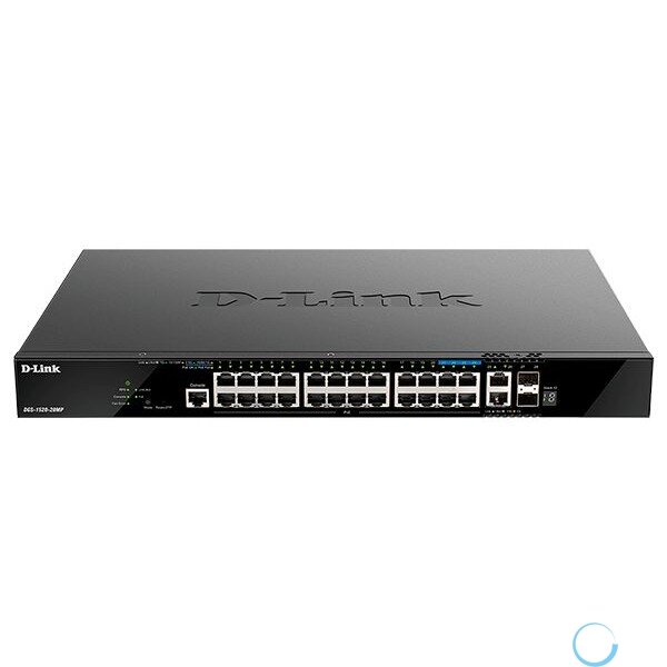 Коммутатор D-Link DGS-1520-28MP DGS-1520-28MP/A1A 24G 2x10G 2SFP+ 24PoE+ 370W управляемый