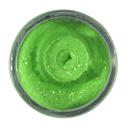 Berkley, Форелевая паста Powerbait Natural Scent Glitter Garlic, Spring Green