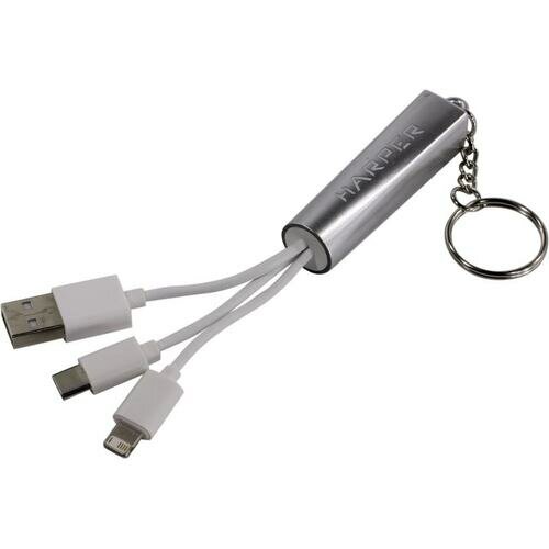 USB 2.0 A -> Type C + Lightning Harper CC-31