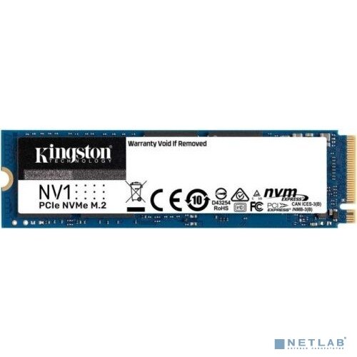 Kingston накопитель Kingston SSD 250Gb M.2 SNVS/250G NV1 M.2 2280 NVMe