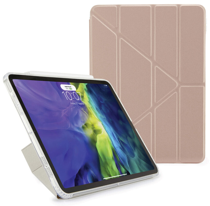 Чехол Pipetto для iPad Air 10.9 (2020) Origami Case розовое золото