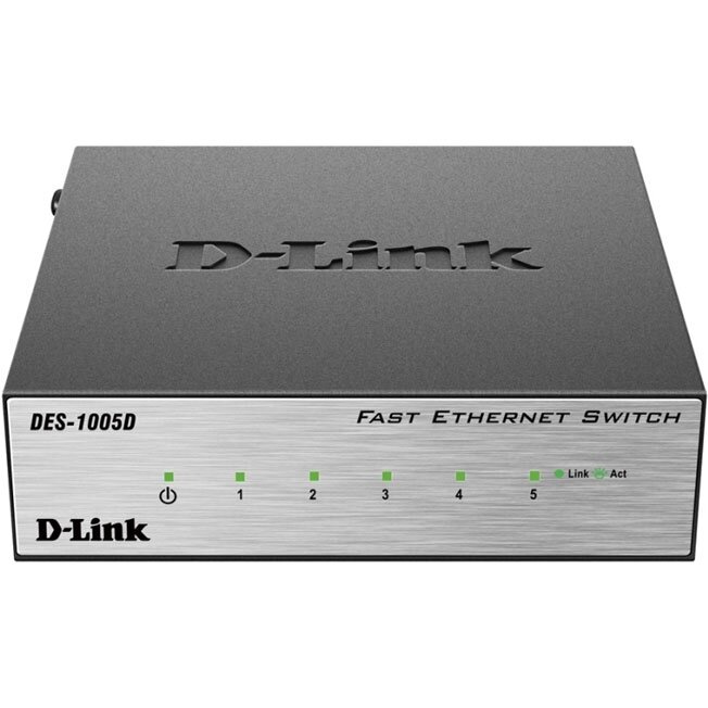 Коммутатор D-Link DES-1005D/O2B 5 ports 10/100Base