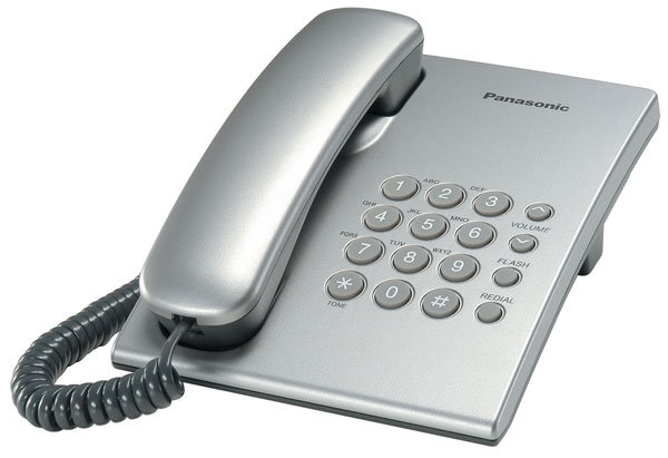 Телефонный аппарат Panasonic KX-TS2350RU silver