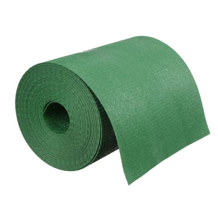 Лента бордюрная Greengo 0,2х10 м, толщина 1,2 мм, пластиковая, зеленая - фотография № 1