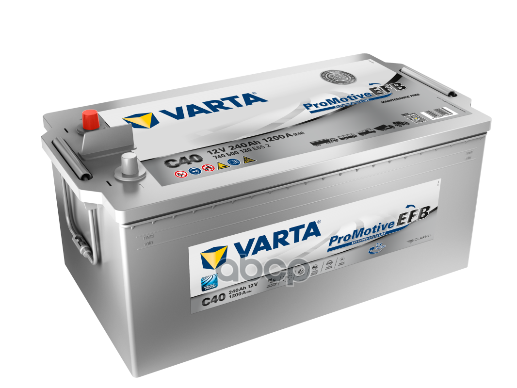 Аккумулятор Varta Promotive Efb [12V 240Ah 1200A B00] Varta арт. 740500120