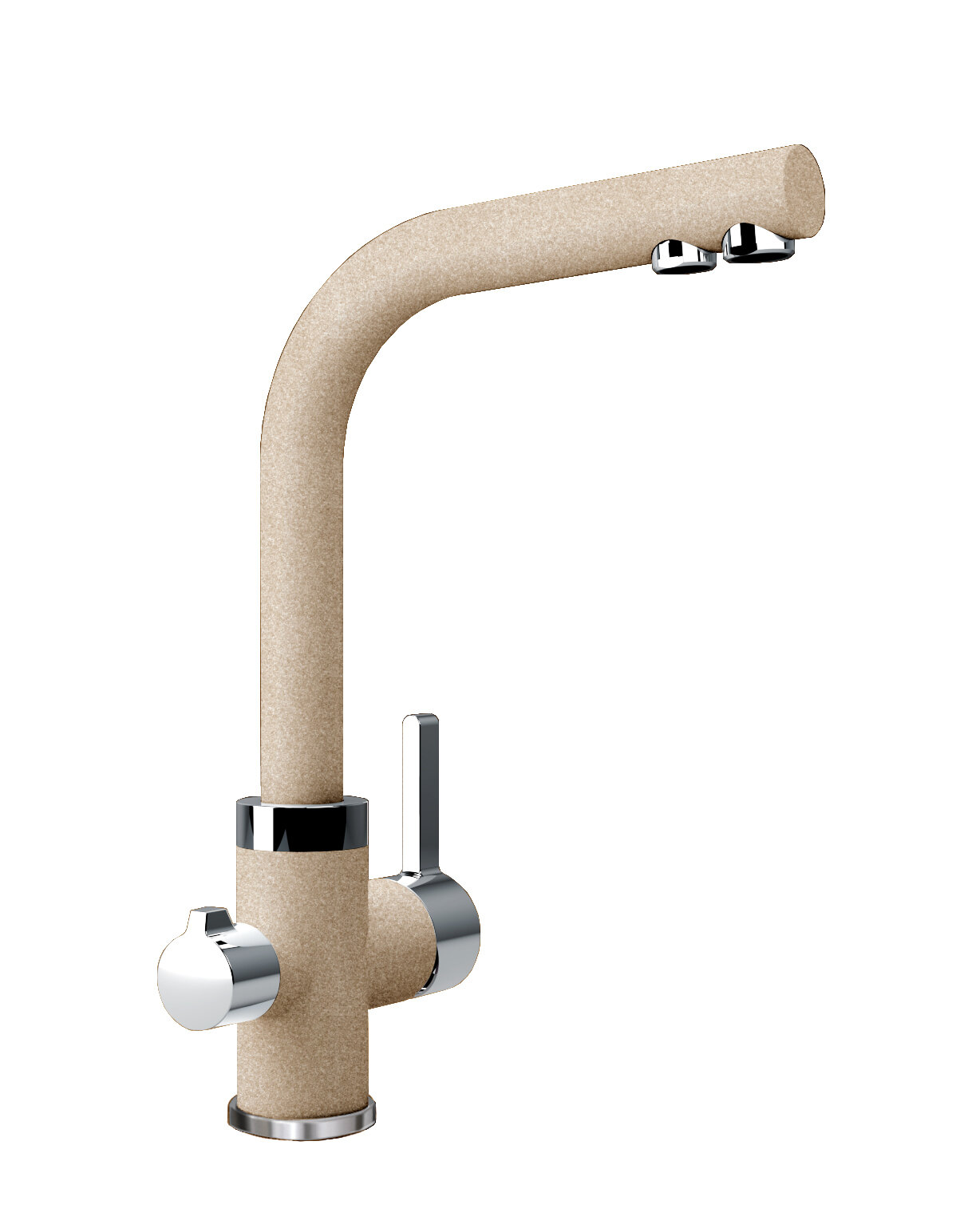 Смеситель Dr.Gans Акцент коричневый для кухни - фото №1