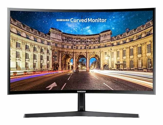 Монитор Samsung C24F396FHI 23.5" черный