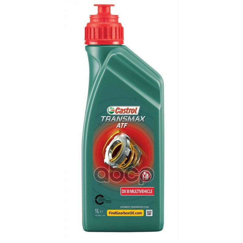 Масло Трансм. Transmax Atf Dx Iii Mv, (1 Л.) Castrol арт. 15D676