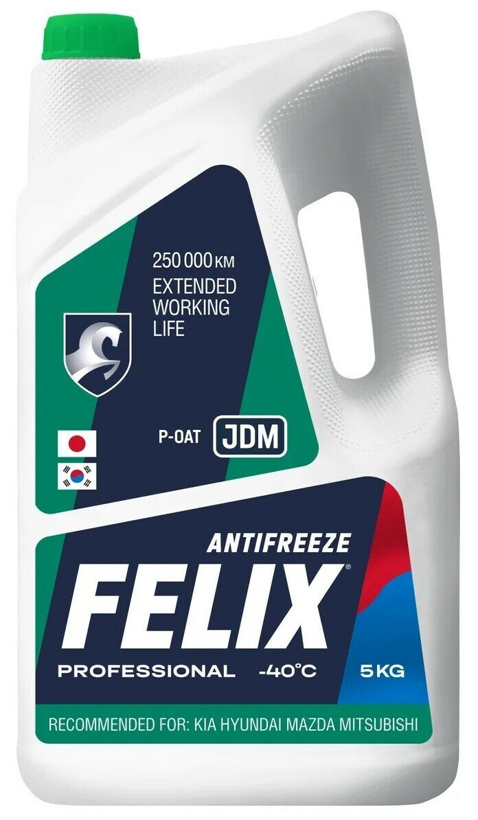 Антифриз JDM G-11 зеленый (5л) Felix 430206331