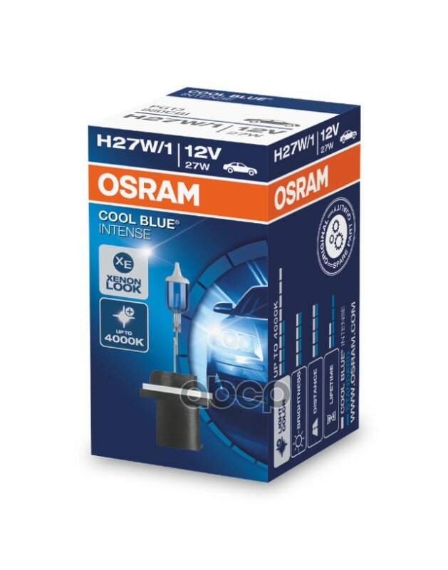 H27w/1 (27w) 12v Лампа Cool Blue Intense 4200k Osram арт. 880CBI