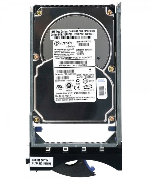   IBM 32P0731 146,8Gb U320SCSI 3.5" HDD