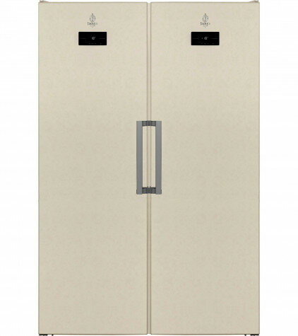 Холодильник Jacky's JLF FV1860 Side-by-side бежевый