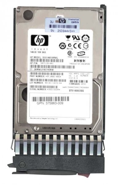   HP 507283-001 146Gb 10000 SAS 2,5" HDD
