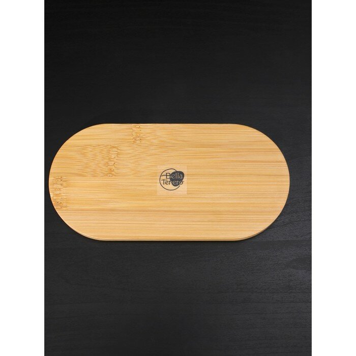 Набор для специй на деревянной подставке BellaTenero «Ласточкины гнёзда», 2 предмета: солонка 50 мл, перечница 50 мл, цвет белый - фотография № 5