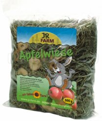 JR Farm Сено луговое с яблоками, 500г (500 г)