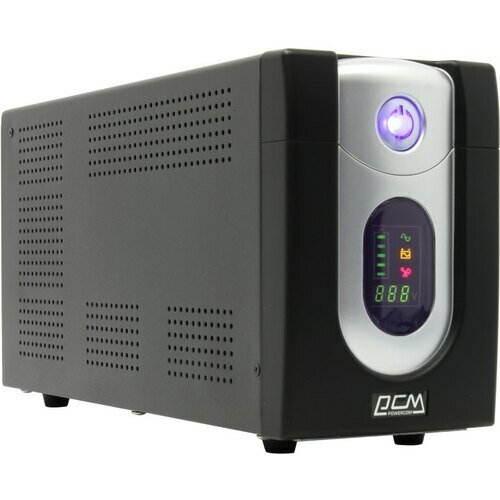 ИБП Powercom IMD-1200AP Imperial 1200VA/720W Display,USB,AVR,RJ11,RJ45 (4+2 IEC) - фото №1