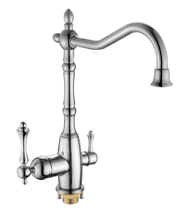 OUTE Для кухни. Однорычажный. С краном питьевой воды T673B