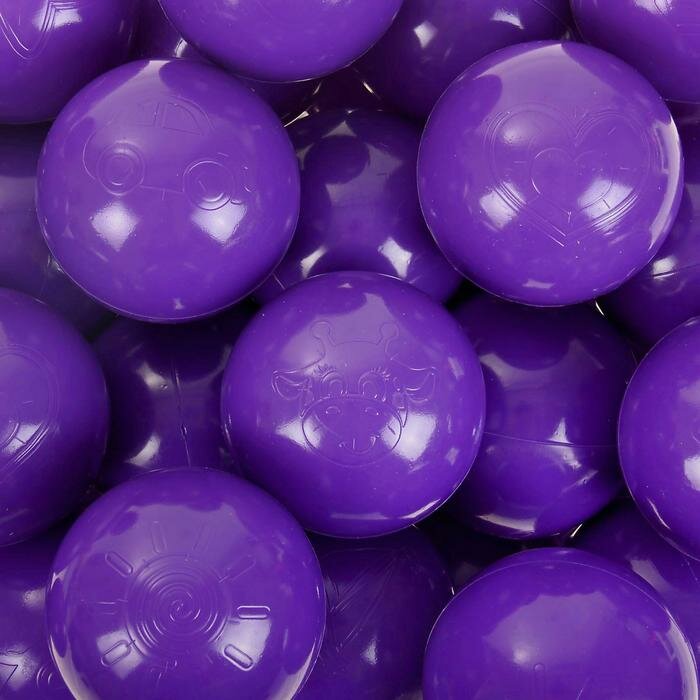 Набор шаров для сухого бассейна 500 шт, цвет: фиолетовый - фотография № 2