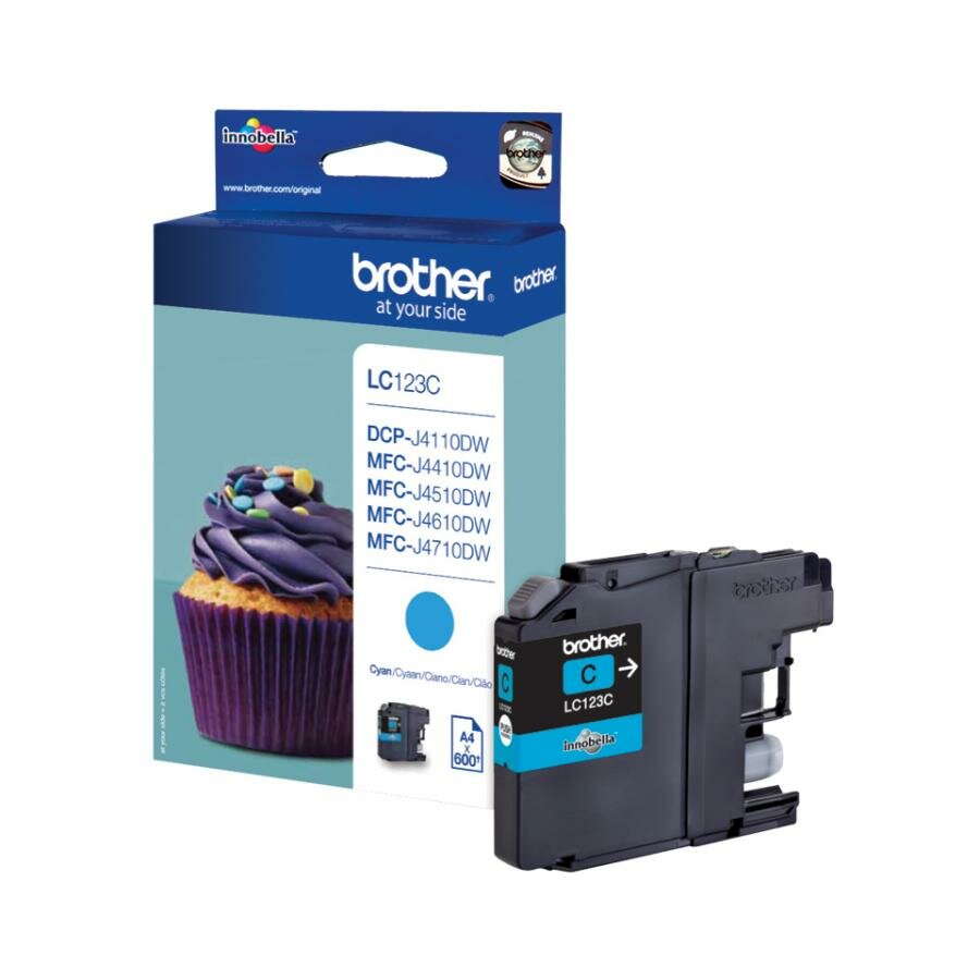 Картридж Brother LC563C для Brother MFC-J2510, голубой