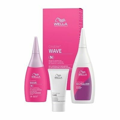 Продукты для завивки волос WELLA Creatine+ Wave Набор для формирования локонов и волн для нормальных волос, от тонких до труднозавиваемых