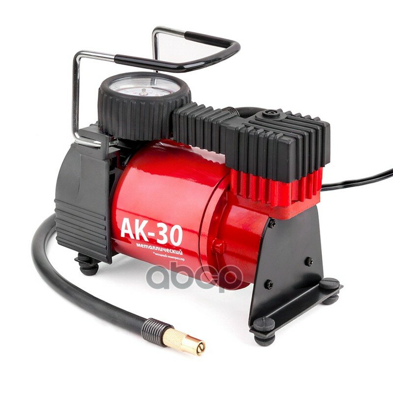 Компрессор 30л/Мин 120w 12v Металлический, Шланг С Перех. Autoprofi 6шт/Уп Ak-30 AUTOPROFI арт. AK30