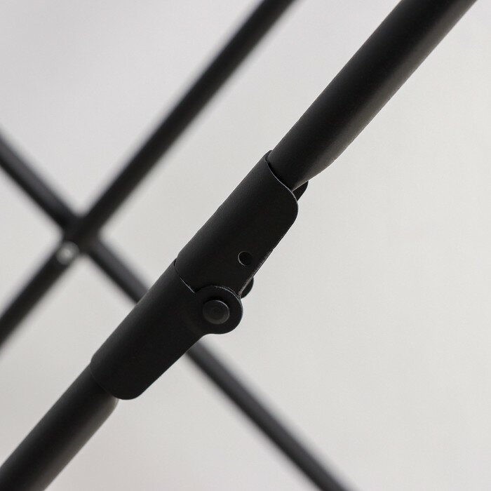 Сушилка для белья напольная складная, рабочая длина 18 м, высота от пола 95 см, ширина 54 см, цвет чёрный - фотография № 8