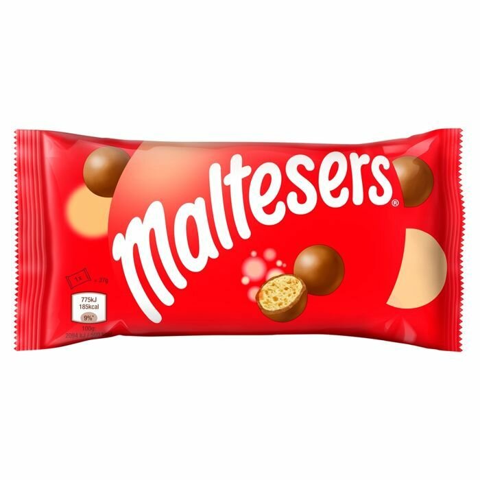 Шоколадные конфеты Maltesers (Великобритания), 37 г (2 шт) - фотография № 2
