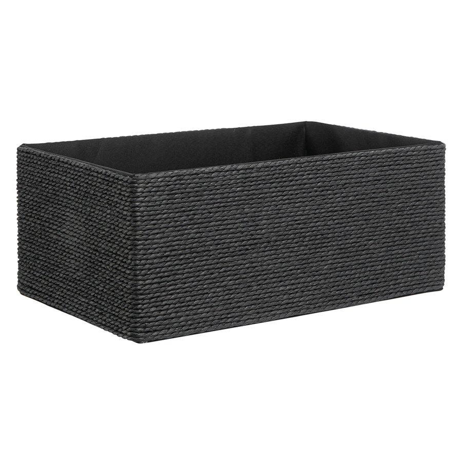 фото Корзина для хранения Bergenson Bjorn Lian 34х22х14 см, черная