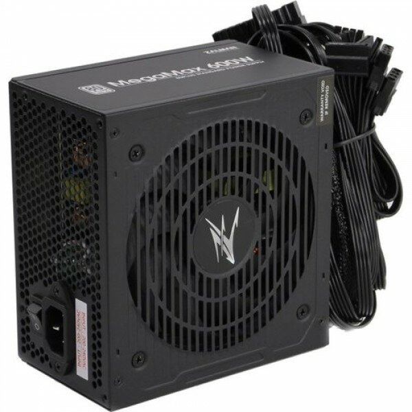 Блок питания Zalman ZM600-TXII, 600W, ATX12V v2.31, APFC, 12cm Fan, 80+ 230V EU, Retail