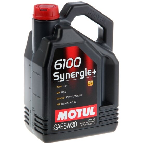 Моторное масло MOTUL 6100 Synergie+ 5W-30 4 л ( 106572)