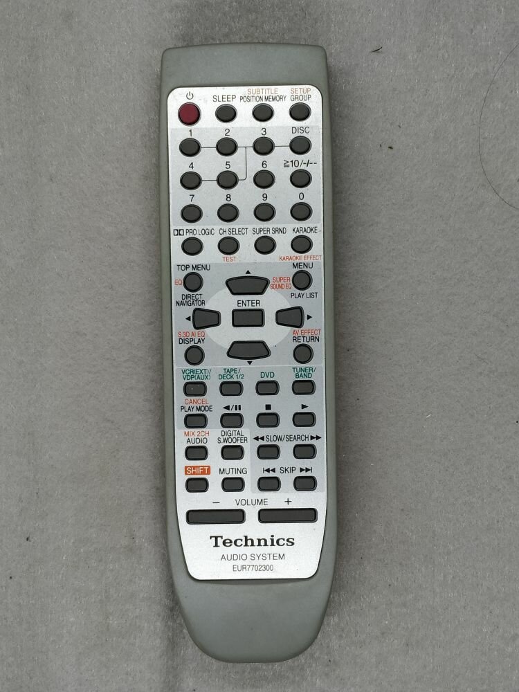 Как разобрать пульт technics