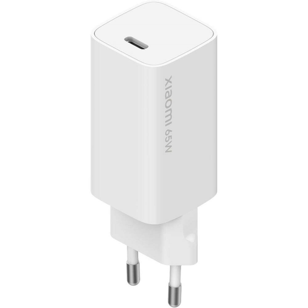 Сетевое зарядное устройство Xiaomi Mi 65W Fast Charger with GaN Technology USB Type-C (BHR4499GL) белое