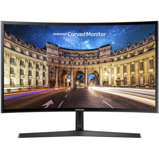  SAMSUNG C24F396FHI, 23.5", Black