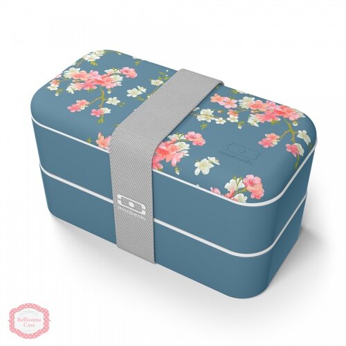 Ланч-бокс Monbento Mb Original Flower Mood blue