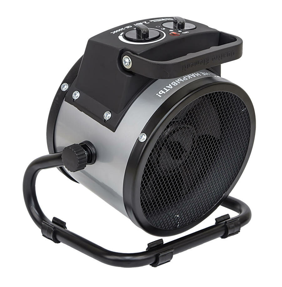 Нагреватель воздуха электрический Quattro Elementi QE-2000C (2 кВт, 130 м.куб/ч, 220 В, режим вентилятора, керамический, 2 кг) {649-226} - фотография № 1
