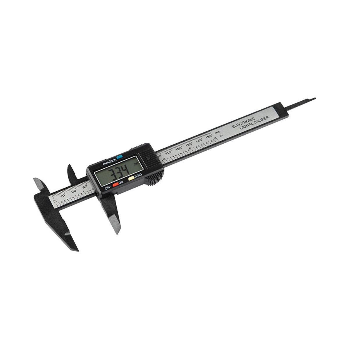 фото Штангенциркуль электронный Park, пластиковый, с глубиномером, цена деления 0,1 мм, 150 мм