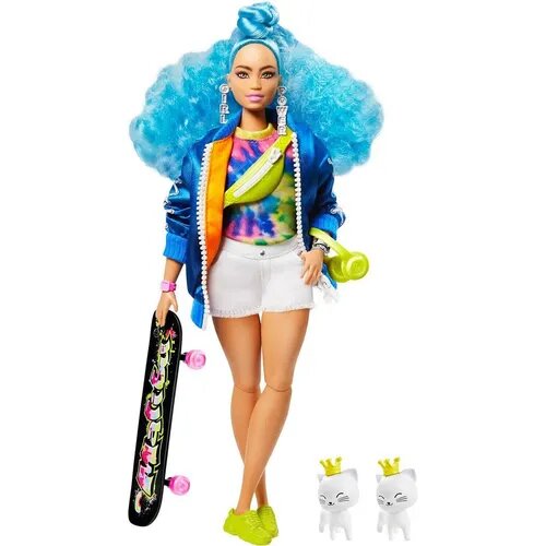 Barbie Экстра - Кукла с голубыми волосами