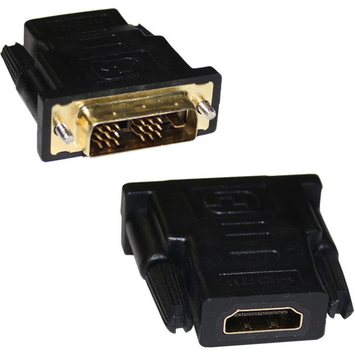 Адаптер HDMI (f) -DVI (M) <>