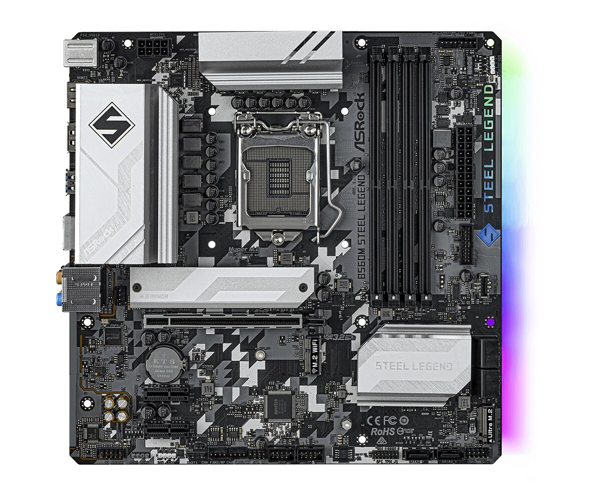 Материнская плата Asrock B560M STEEL LEGEND Socket LGA1200