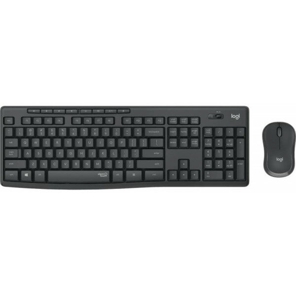 Набор периферии Клавиатура + мышь Logitech MK295 Silent suit (черный)